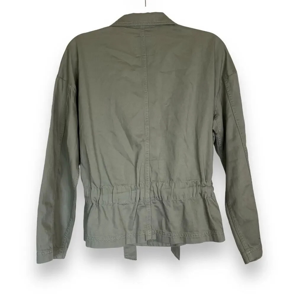 MADEWELL Southlake Military Jacket Size Small Green Utility - Picture 3 of 9
